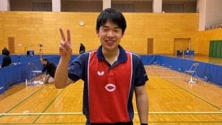 浅津碧利が男子シングルス2連覇　中央大は単複2冠達成＜関東学生卓球選手権・男子＞