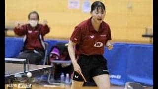 里川が女子シングルスでベスト４！　単複でランキング入りを果たした
