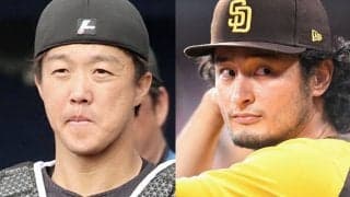 ダル、“専属捕手”鶴岡氏からの惜別メッセージに「どのタイミングで泣かしに」