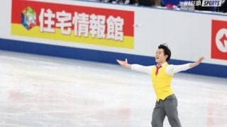石塚、最後の全日本でスケート人生最高の演技　観客の心に響く４分間/男子FS