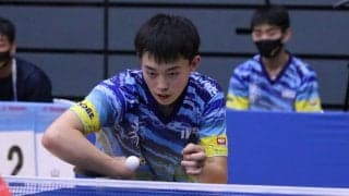 育英高1年・髙橋が男子3冠　女子では四天王寺高1年・原が3冠＜近畿高等学校新人卓球大会＞