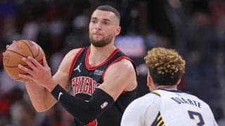 健康安全プロトコルが明けたザック・ラビーンが第4クォーターに12得点を固め32得点、ブルズがペイサーズを下し3連勝