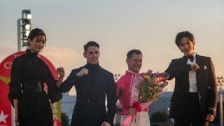 志尊淳と菜々緒が東京大賞典プレゼンターとして登壇