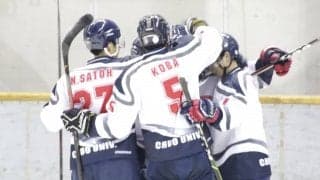 先制点を奪うも終盤で逆転され悔しい敗戦で今季を終える─第94回 日本学生氷上競技選手権大会 対法大