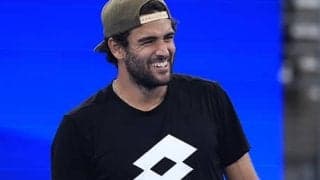 ベレッティーニ復帰 同胞シナーと練習