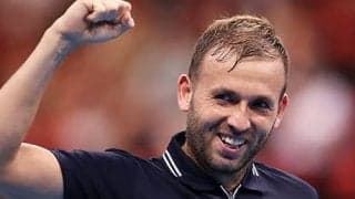 エヴァンス 初戦で完勝