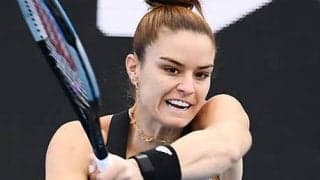 サッカリ、フルセットで初戦突破