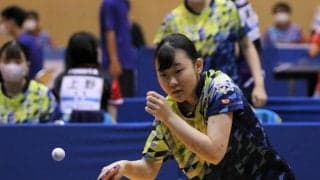 駒大苫小牧が男女学校対抗アベック優勝＜第49回北海道高等学校選抜卓球大会＞