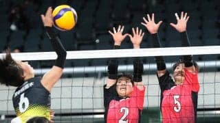 春高バレー　女子１回戦　八女学院（福岡）古豪下し初星