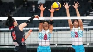 春高バレー　女子１回戦　共栄学園（東京）エース負傷も圧勝