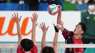 春高バレー　無念の欠場から１年、東山は初戦敗退　春高バレー