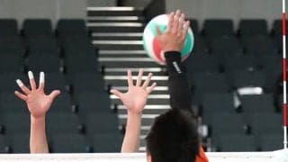 春高バレー　男子１回戦　市尼崎（兵庫）　攻守で圧倒し２回戦へ