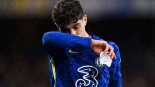 「恐ろしい」ゴール直後に指骨折…ハヴァーツの痛々しい姿にファンも心配「見てられない」