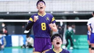 春高バレー　雄物川、ストレートで２回戦突破