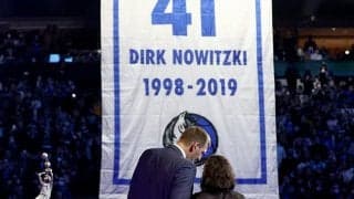 「いつも私の成功を願ってくれた」…永久欠番式典でファンに感謝したノビツキー