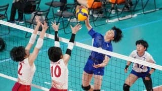 春高バレー　女子・帝京三　流れつかめず