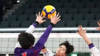 春高バレー　女子2回戦　金蘭会（大阪）　抜群の対応力