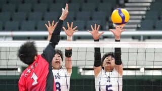 春高バレー　女子・秋田北　僅差で涙