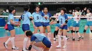 前回準優勝の大阪国際滝井は３回戦で敗退／春高バレー
