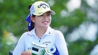 ゴルフ河本結、ボールが“消える”練習の一打にファン注目「行方追いたい」「別世界」