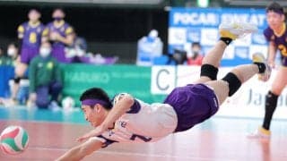 春高バレー　男子準々決勝　雄物川、８年ぶりに４強入り