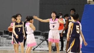 昨年と同カードの決勝を制した四日市メリノール学院中学校が大会2連覇／Jr.ウインターカップ女子決勝