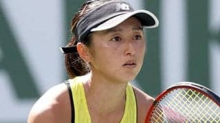 土居 WTA500初の決勝逃す