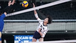 【春高】“深澤ツインズ”が大活躍！　女子準決勝、就実が金蘭会にストレート勝ちし、春高連覇へ王手