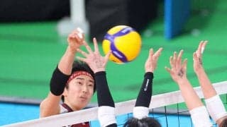 春高バレー　女子準決勝　下北沢成徳（東京）　あと一歩及ばず