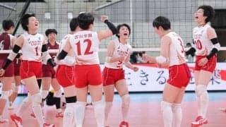 春高バレー　女子準決勝　古川学園（宮城）　強打で雪辱果たす、悲願の優勝にあと１つ