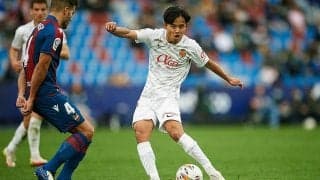 久保建英が先発復帰のマジョルカ、レバンテに今季初白星献上でリーグ4戦未勝利…《ラ・リーガ》