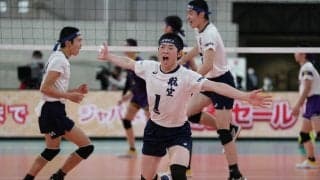 日本航空、山梨県勢で初決勝　前嶋主将けん引「コートが良く見えた」／春高バレー