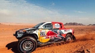 ダカールラリー2022：トヨタ勢はアル-アティヤ／ボーメル組が首位で折返し