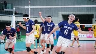 【春高】男子決勝、日本航空が鎮西にフルセット勝ちし、初の日本一に輝く！