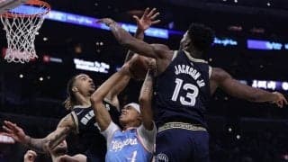 グリズリーズが連勝を「8」に伸ばす…ペイサーズはジャズを破って連敗脱出／NBA