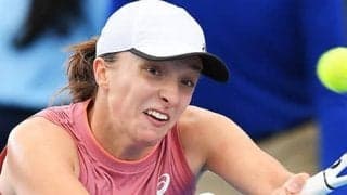 シフィオンテク 負傷で欠場