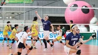 春高バレー　男子決勝　日本航空（山梨）劇的な逆転勝利で全国の頂点に