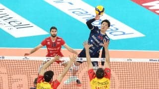 石川祐希のミラノがビーボ・ヴァレンティアに勝利　西田は出場せず