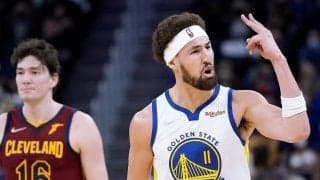 待望の復帰を飾ったウォリアーズのトンプソン「何年もの間、この瞬間を思い浮かべてきた」