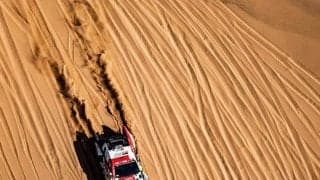 【ダカール・ラリー】ステージ8はアウディが1-2フィニッシュ　総合首位のトヨタ、アルアティヤはパンクに沈む