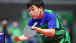 張本智和に続く「男子卓球界の怪物」、14歳の松島輝空。ラリー戦での粘り強さを武器に世界ユース３冠など実績は十分