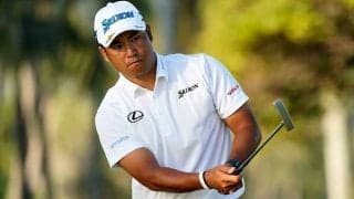 松山英樹、絶妙ロブショットでチップインが炸裂　米反響「本人の反応が薄いのも凄い」