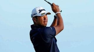 松山英樹、362yパー4でかっ飛ばした豪快1オンに米喝采「デシャンボーみたいだ」