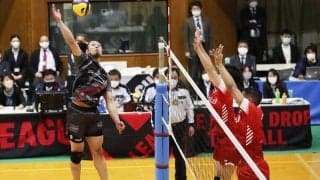 Vリーグの試合結果一覧（V2男女、V3男子・15日）