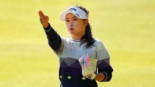 ゴルフ河本結、スポンサー企業で“社会科見学”公開　「ヘルメットも似合う」と反響