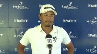 小平智「良いゴルフができて嬉しい」　ノーボギーで18位浮上