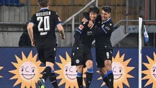 奥川が4戦連発、ビーレフェルトは最下位グロイター・フュルトにドロー《ブンデスリーガ》