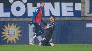 奥川雅也が止まらない!!驚異の4試合連続ゴール!｢日本代表に呼ばない理由がない｣圧巻ドリブルから絶妙シュートで決めたビーレフェルトの｢先制弾｣