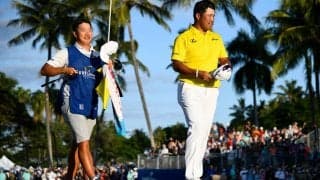 松山英樹の8勝目を支えた早藤将太キャディ、今後の目標は「プロに目標を聞いて、それに寄り添っていきます」