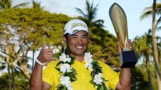 松山英樹、プレーオフの“奇跡的ショット”に米興奮　上空から撮った一打が「ヤバイ」